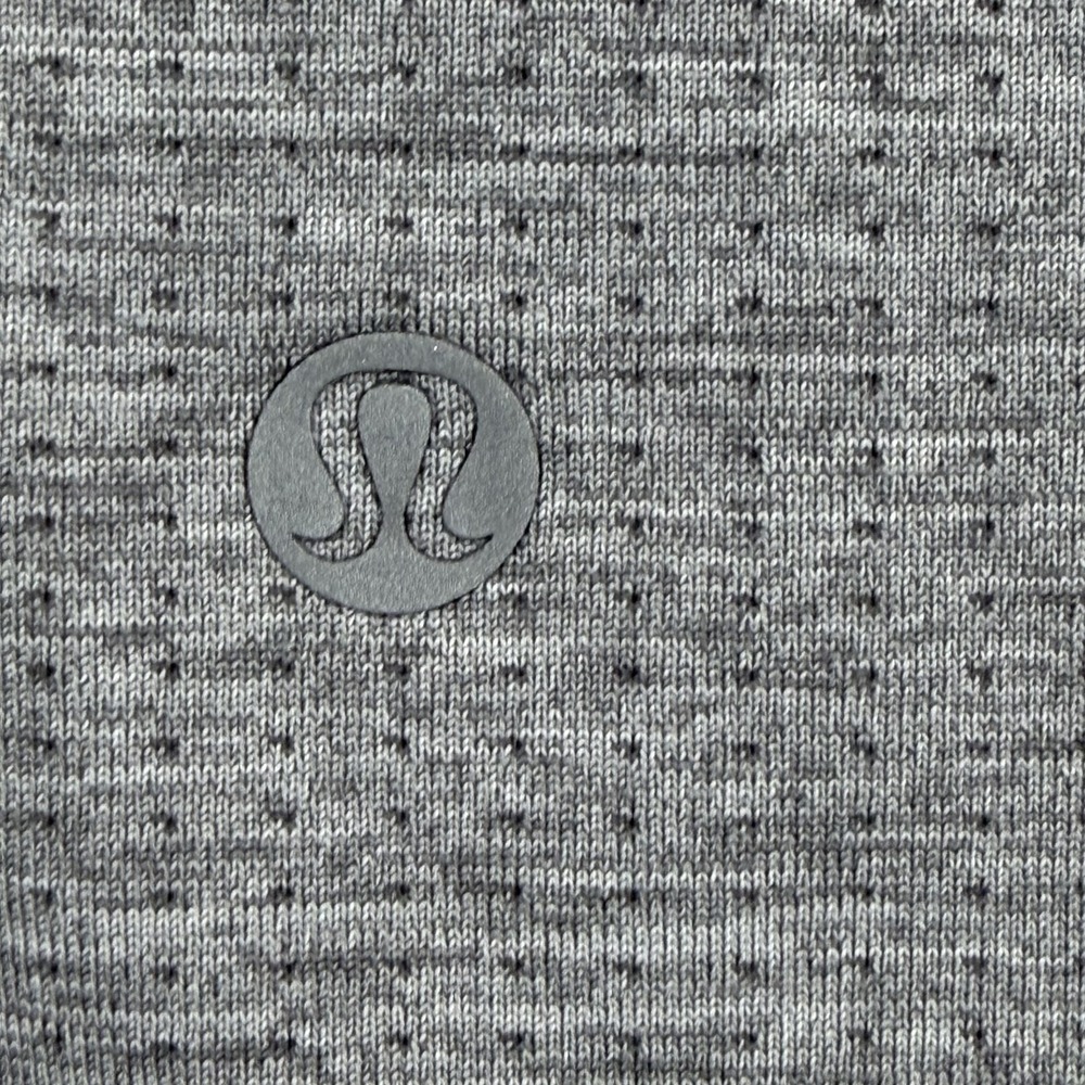 Lululemon Metal Vent Tech T Shirt Heather Grey Men 2XL Long Sleeve Training Gym - Picture 3 of 5